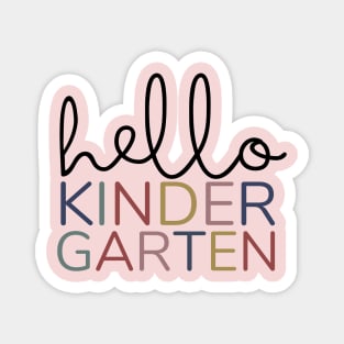 HELLO KINDERGARTEN Magnet