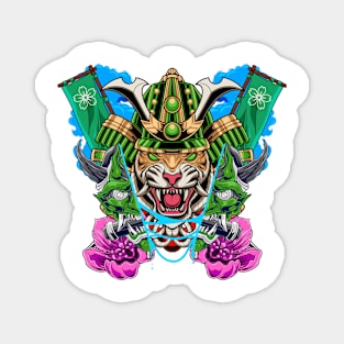 Tiger Samurai 04 Magnet