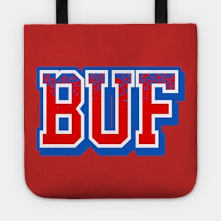 Buffalo Football Retro Sports Letters Tote