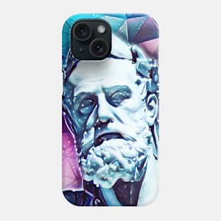 Xenophon Snowy Portrait | Xenophon Artwork 12 Phone Case