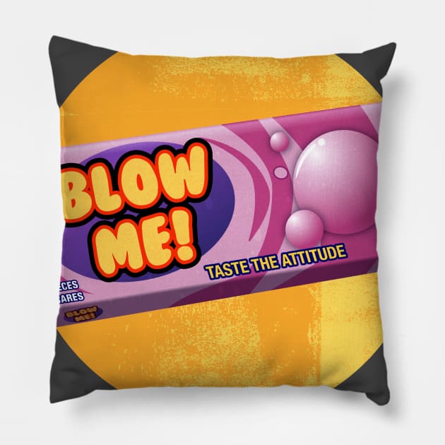 Blow Me Pillow by DuncanMaclean