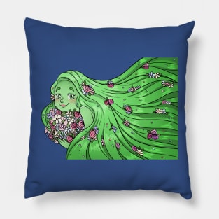 Spring Woman Pillow