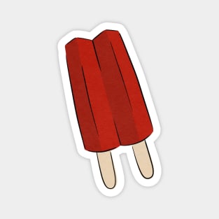 Red Popsicle Magnet