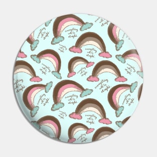 Rainbow ice cream mint flavor patterns Pin