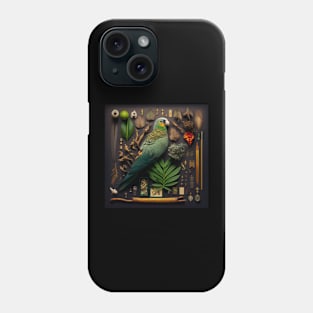 Parrot: Knolling photography with ultra-sharp camera Phone Case