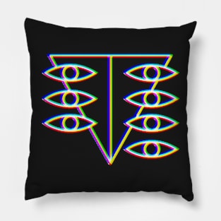 Neon Genesis Evangelion Seele logo glitch effect Pillow