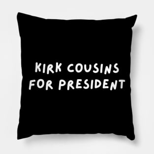 Kirk Cousins for President Pillow