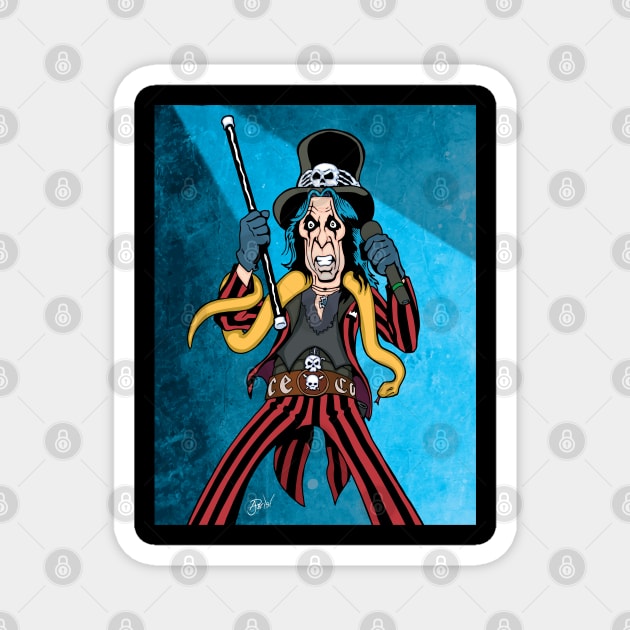 Alice Cooper Magnet by Parisi Studios