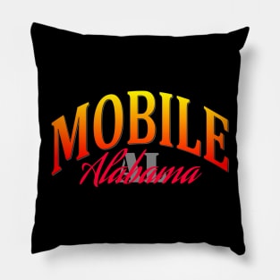 City Pride: Mobile, Alabama Pillow