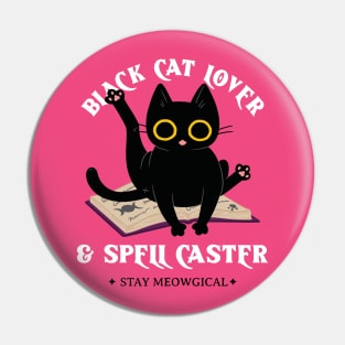 Black Cat Cats Witchcraft Spells Pin