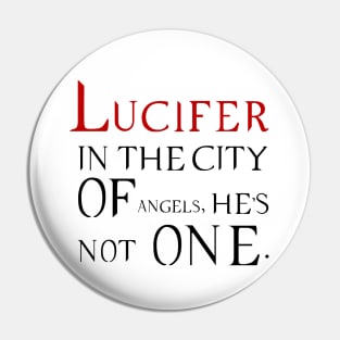 Lucifer, In the city of angels Pin