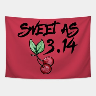 Sweet as Cherry Pi Day Tapestry