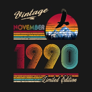 November 1990 Birthday T-Shirt