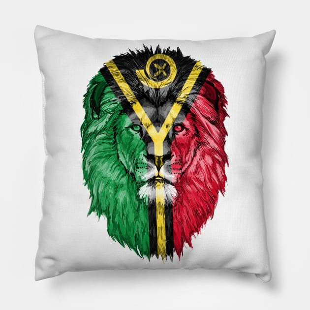 Vanuatu Pillow by mamabirds