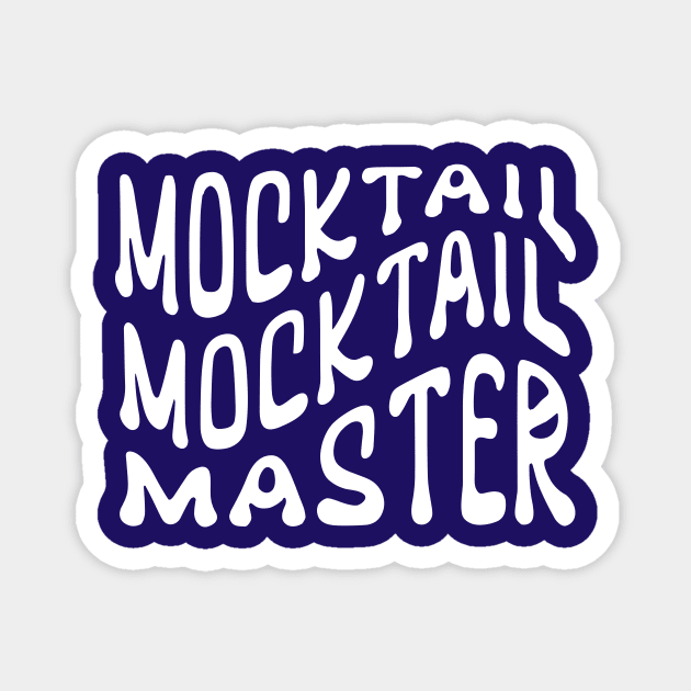 Mocktail Bar Bartender Recipes Mocktail Master Magnet by A Floral Letter Capital letter A | Monogram, Sticker