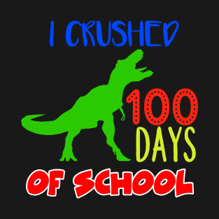 100th Day Of School Dinosaur T-Shirt