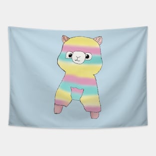 Rainbow Alpaca - Blue Tapestry