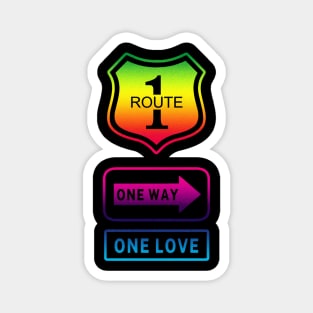 ONE LOVE Magnet