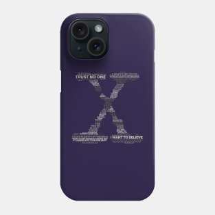 Wisdom of the X-Files Phone Case