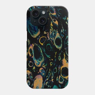 Space acrylic pouring Phone Case