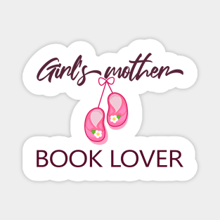 Girl Mother Book Lover Magnet