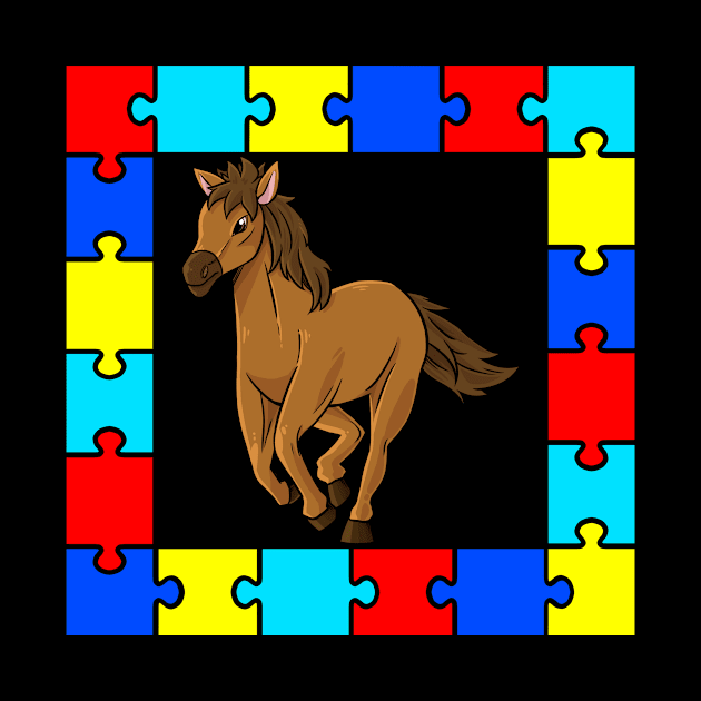 Autism Day horse by teespra