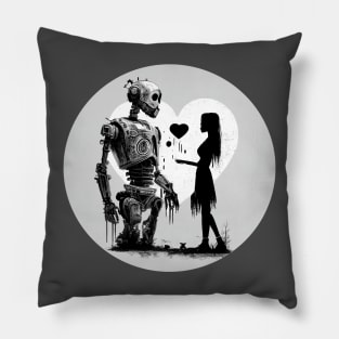 Robot Human Love Pillow