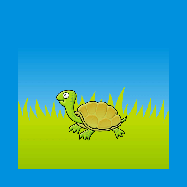 Turtle Cartoon Background by sifis