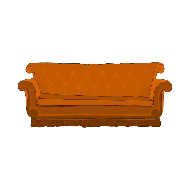 Orange Couch by TheNewMoon