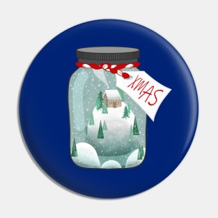 XMAS IN THE BOTTLE Pin