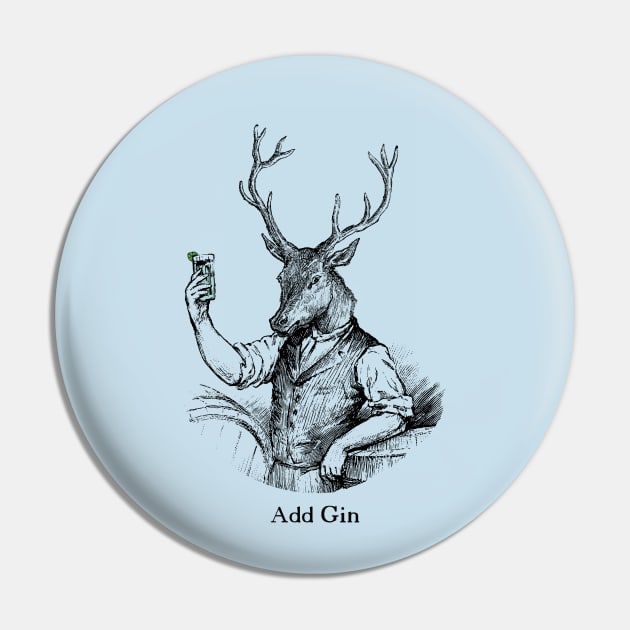 Vintage Stag - Add Gin Pin by Add Gin Co.