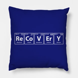 Recovery (Re-Co-V-Er-Y) Periodic Elements Spelling Pillow