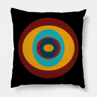 Pop Mod Circles #7 Pillow