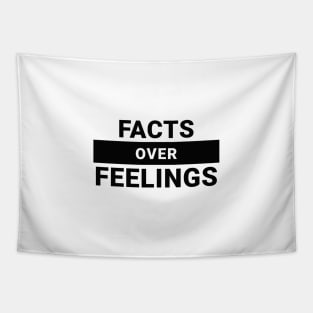 Facts Over Feelings Tapestry