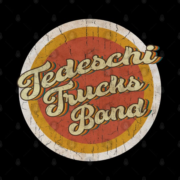 circle vintage Tedeschi Trucks Band by KewanAlasStore