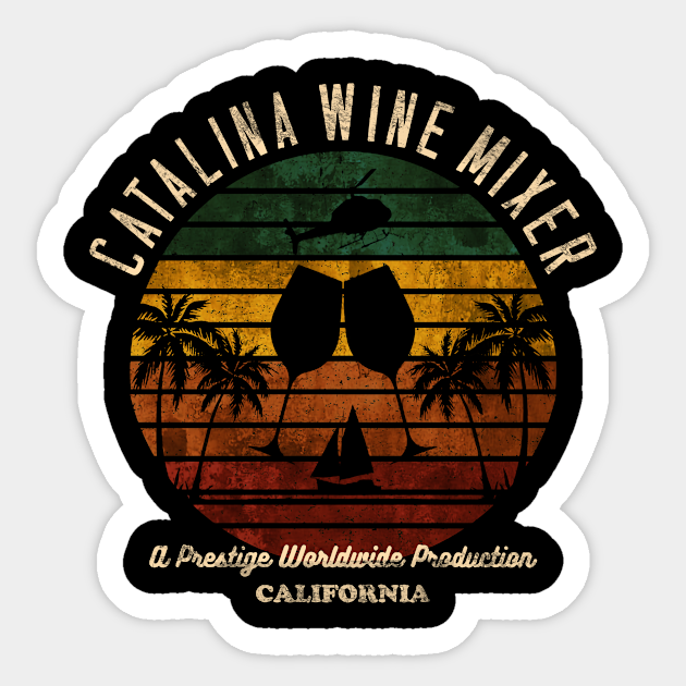 catalina wine mixer vintage - Catalina Wine Mixer - Sticker