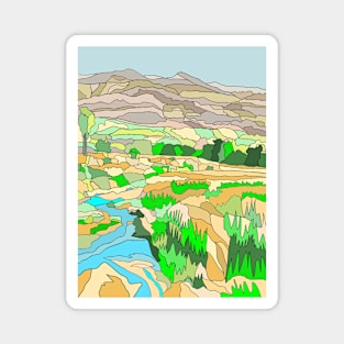 The Alpujarra Mountains, Andalucia, Spain Magnet