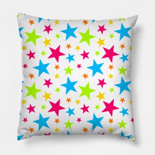 Rainbow Star Celebration Pillow