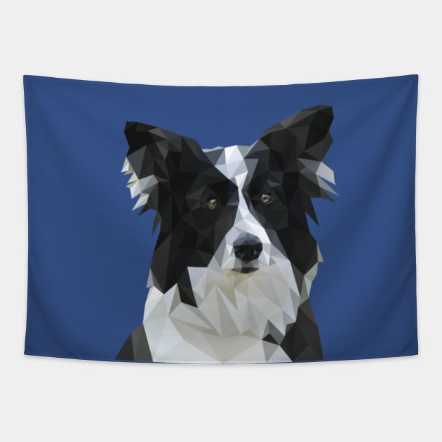 Border Collie Tapestry by Hermanitas Design