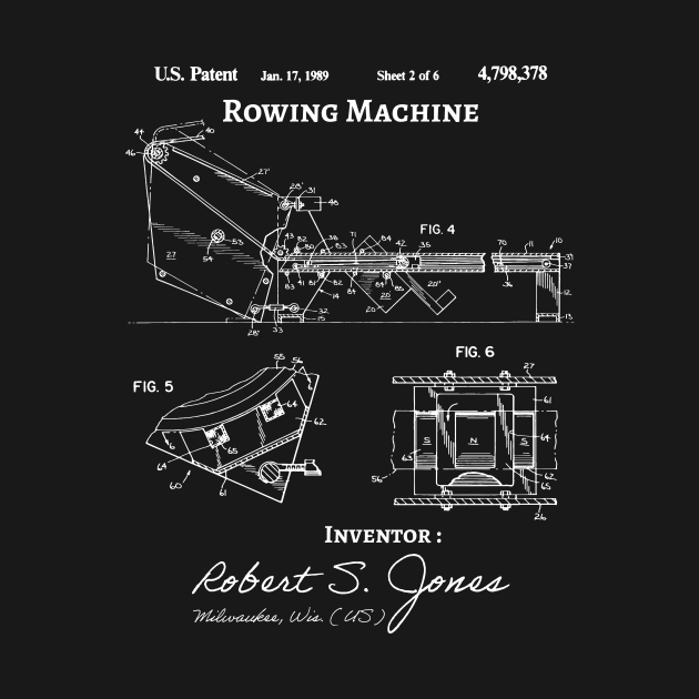 Erg rowing machine patent by Anodyle