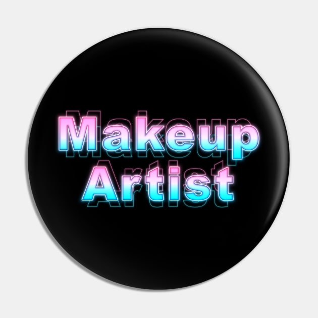 Makeup Artist Pin by Sanzida Design