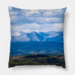 The Rockies of Alberta Pillow