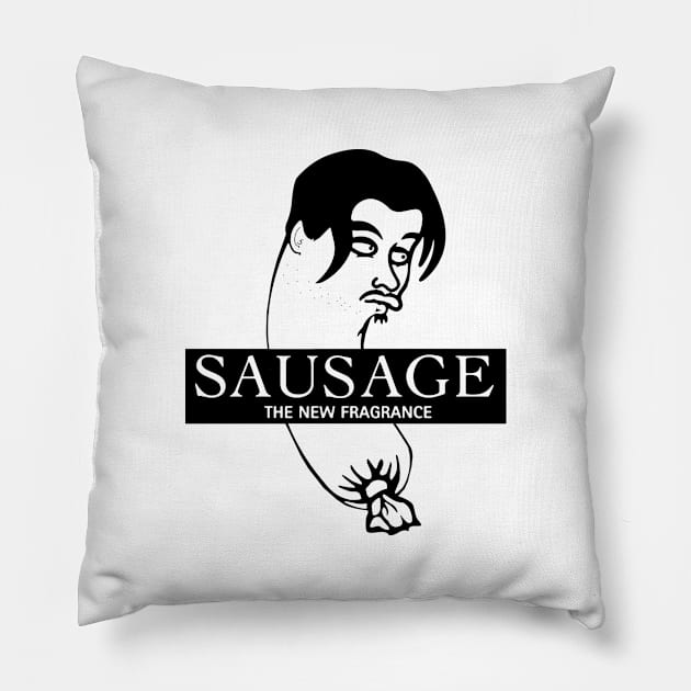 Sausage! Pillow by LordNeckbeard