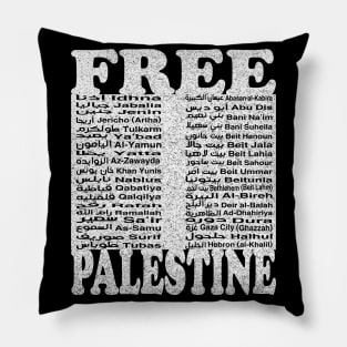 Free Palestine,Palestine cities, Palestine solidarity,Support Palestinian artisans,End occupation Pillow