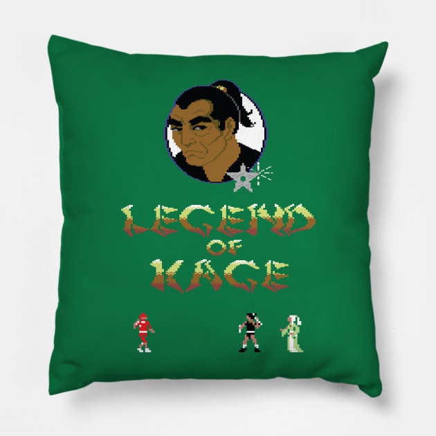 Legend of Kage Pillow by ilovethec64