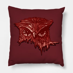 Red Owl Pillow