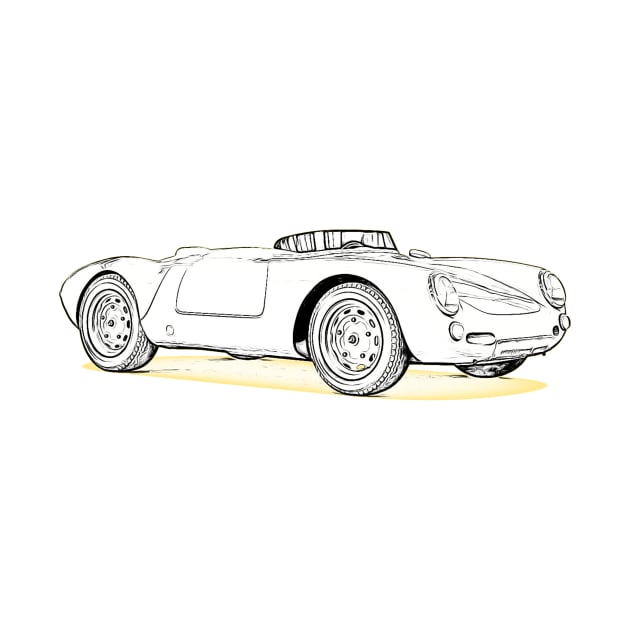 550 Spyder Wireframe by Auto-Prints