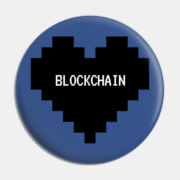 Blockchain Love Pin by CryptoStitch