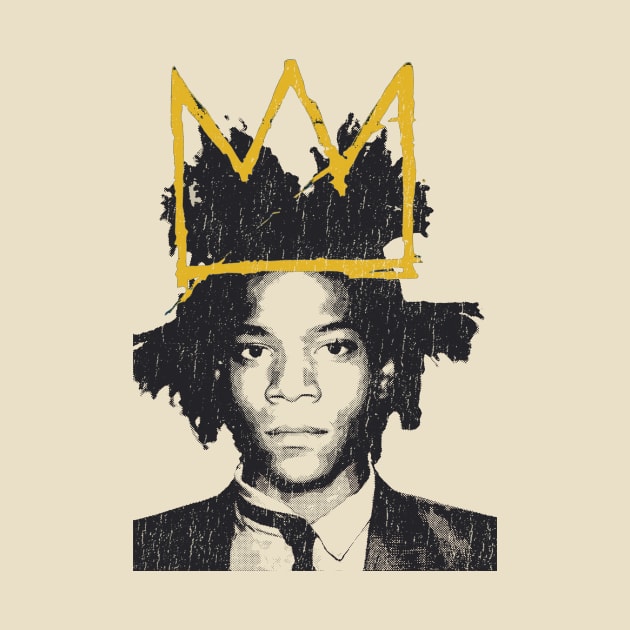 Basquiat crown portrait by Cybord Design