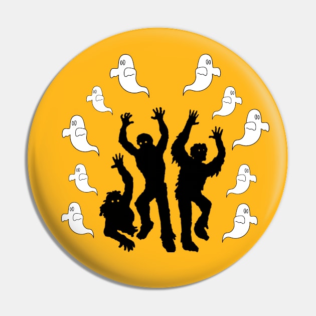 Zombie Halloween Pin by Dog and cat lover